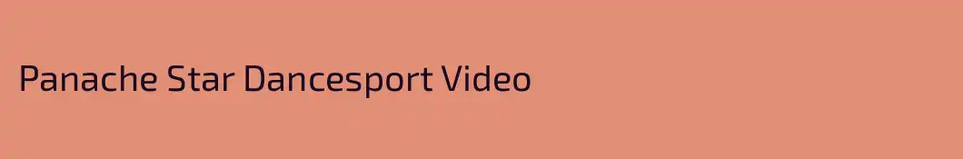 Panache Star Dancesport Video